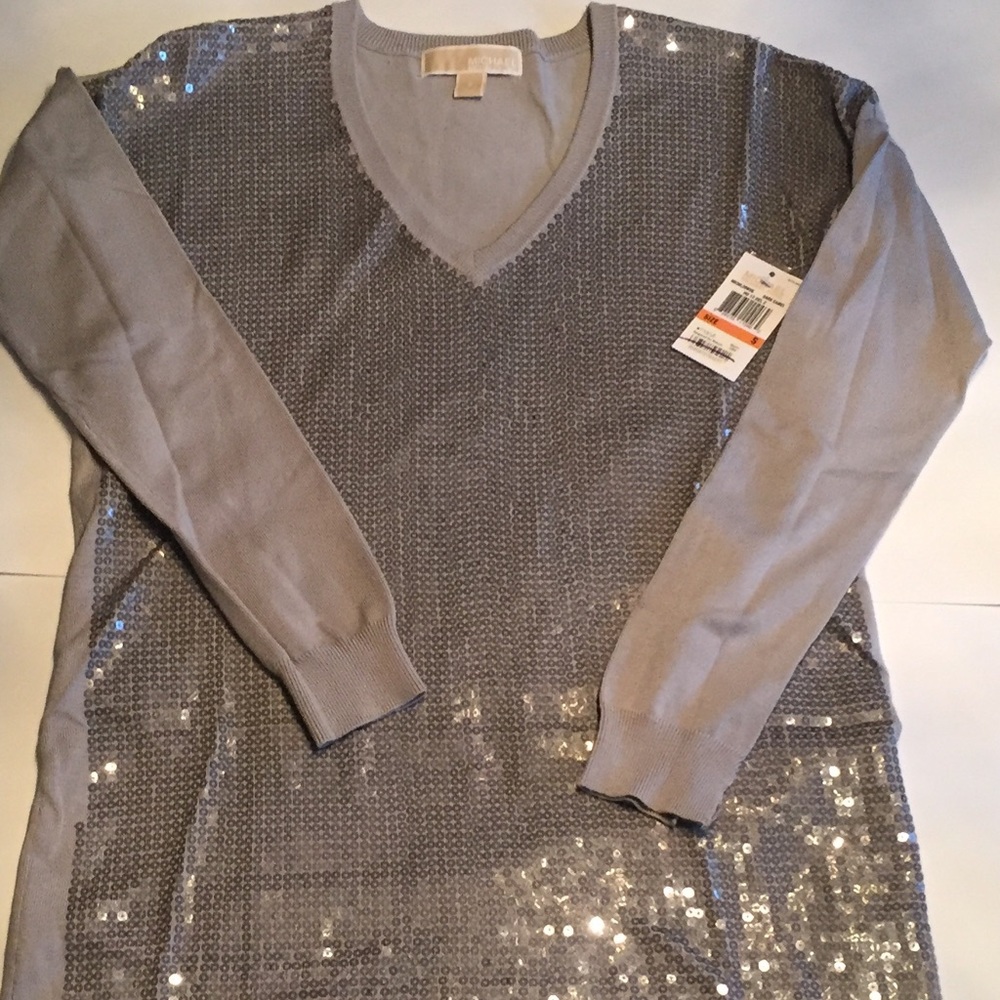 Michael Kors Sequin Sweater Dress